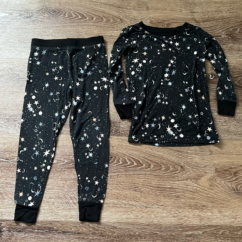 Little Sleepies Black Starry Night Pajama Set